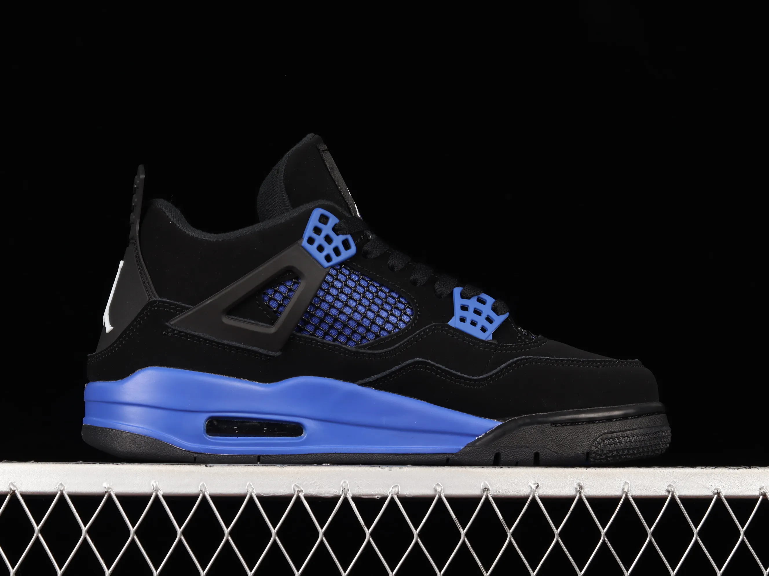 All categories Air Jordan Jordan series basketball shoes Air Jordan 4 Air Jordan 4 Retro "Heilan" AJ4 Joe 4 black and blue retro casual sports culture basketball shoes CT8527-018
